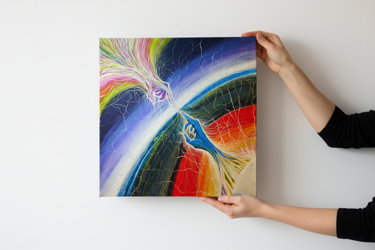 Connected to Divine | Stretched Canvas Print