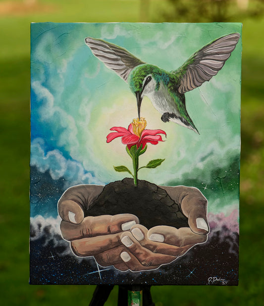 Gift of Life | Patience and Hope | Stretched Canvas Print