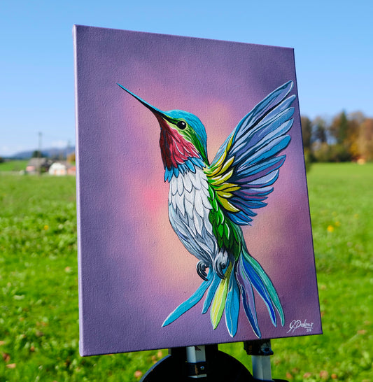 The Hummingbird | Resilience | Stretched Canvas Print