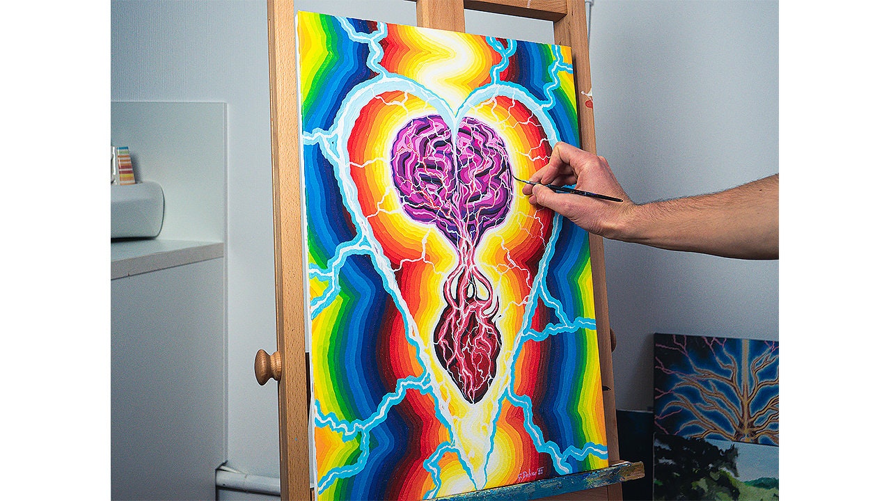 Heart Brain Coherence | Original Painting