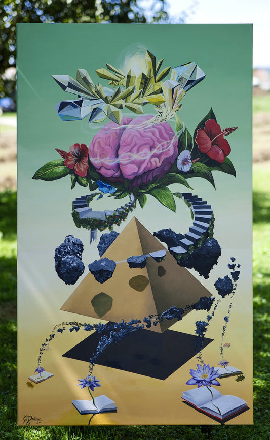 Crystallization of the Knowledge | Canvas Print