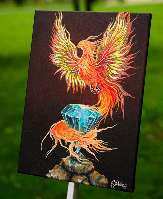 Phoenix Vol. 3 | The Indestructible Spirit | Stretched Canvas Print