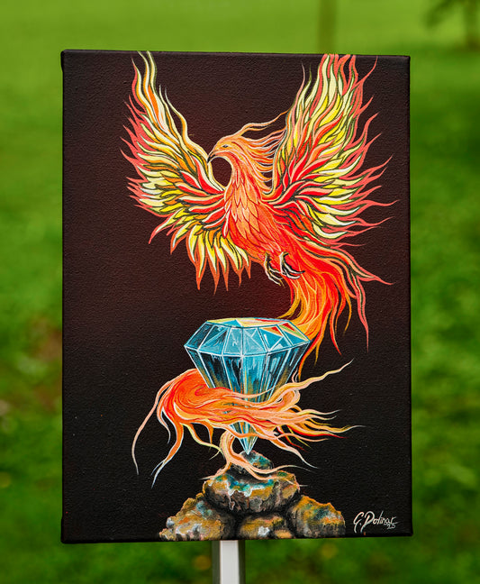 Phoenix Vol. 3 | The Indestructible Spirit | Stretched Canvas Print