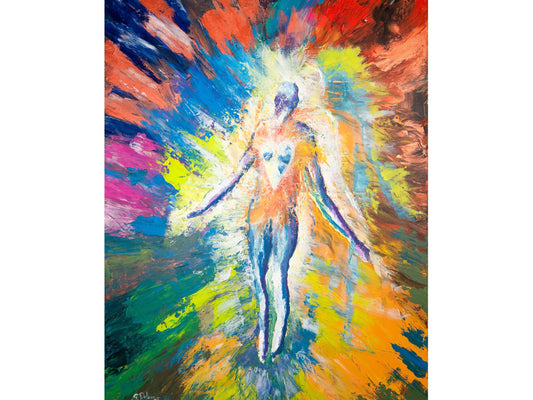 The Evolution of the Self |  Intuitive & Energetic Canvas Print