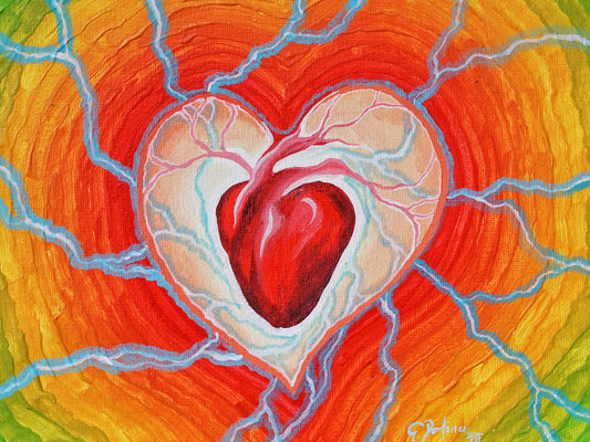 Heart Coherence | Intuitive & Energetic Canvas Print