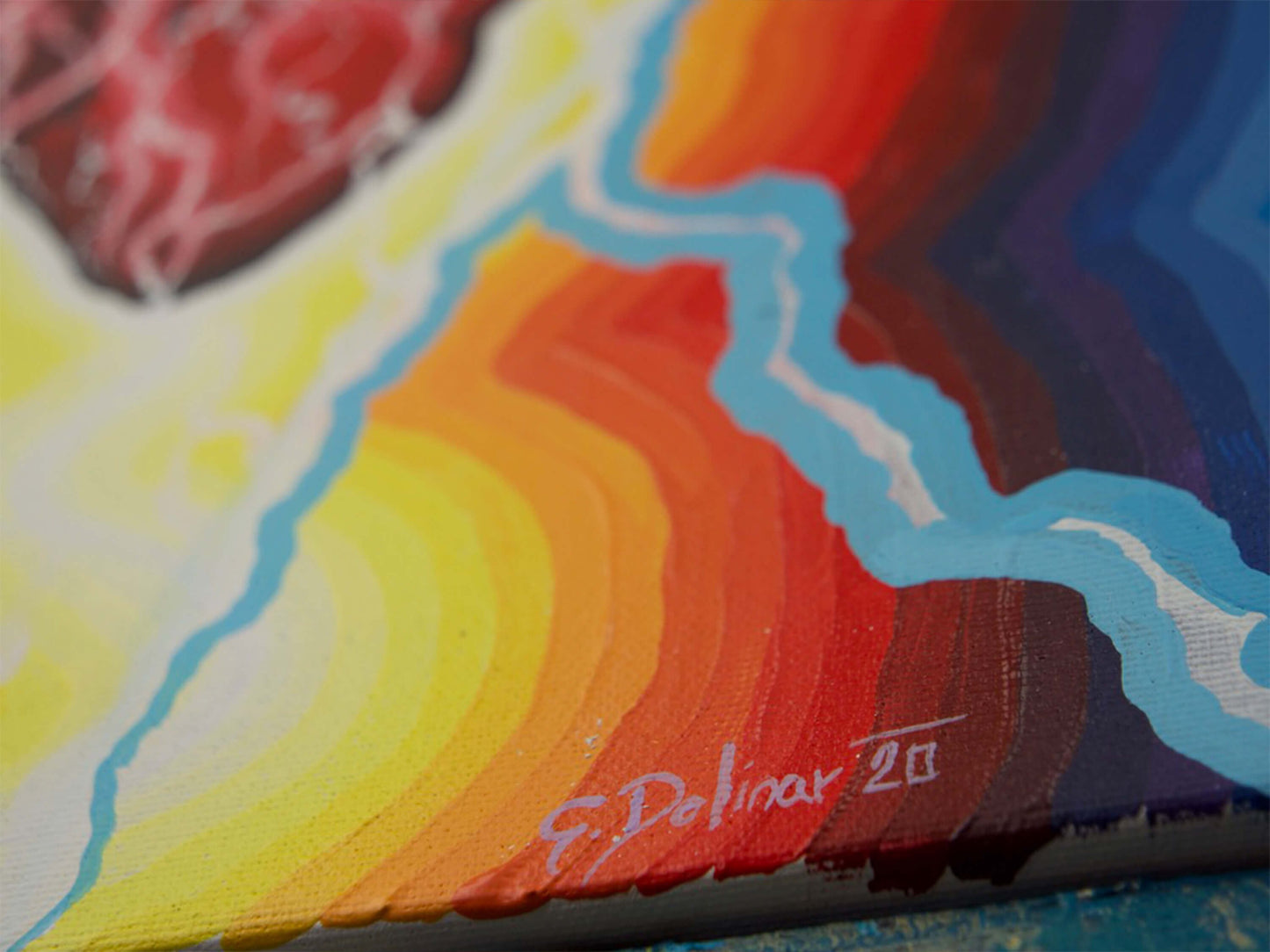 Heart Brain Coherence | Stretched Canvas Print