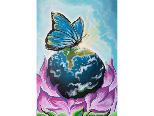 The New Earth | Intuitive & Energetic Canvas Print