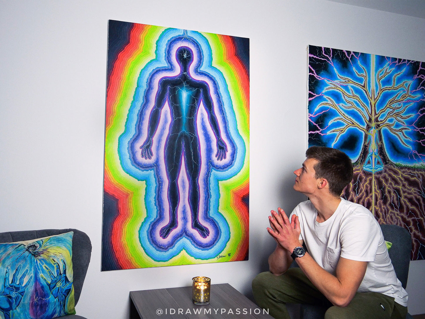 Energetic Body - Aura | Intuitive Energetic Canvas Print