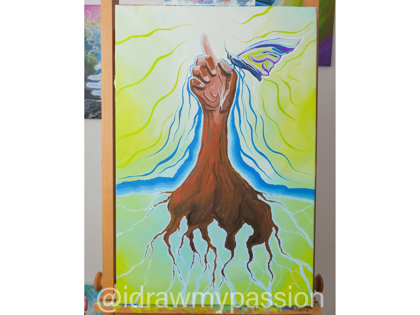 Grounded - Intuitive & Energetic Original Painting