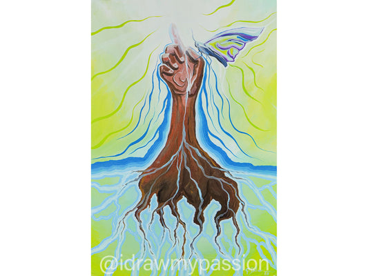Grounded - Intuitive & Energetic Original Painting