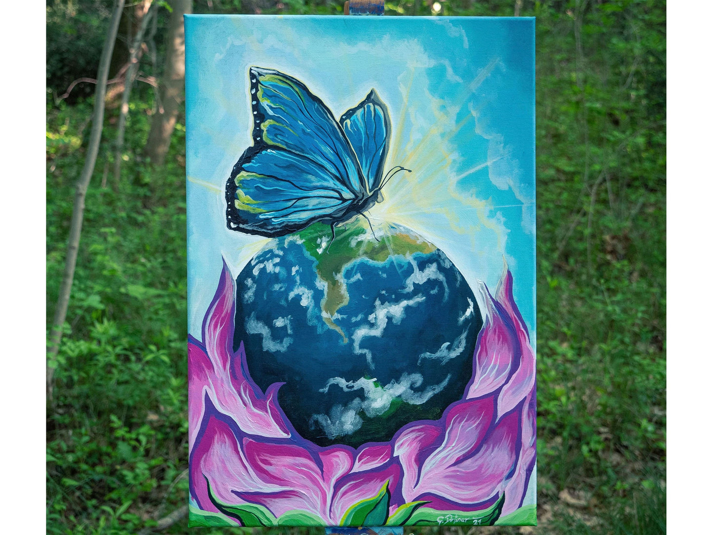 The New Earth | Stretched Canvas Print