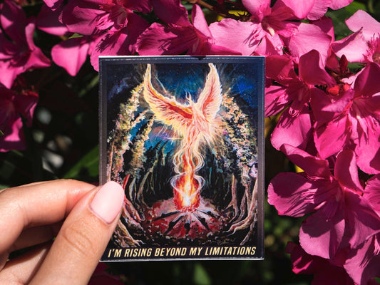 Phoenix Rises | Vinyl Bird Sticker | Animal Sticker | Motivational Sticker