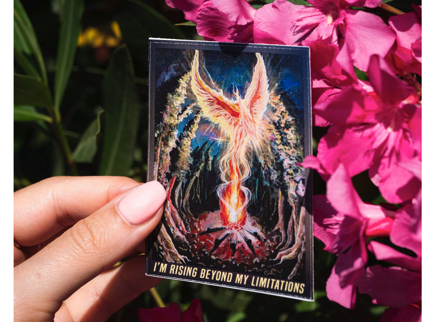 ❗️LAST STICKER❗️Phoenix Rises - Protection | Vinyl Quote Sticker