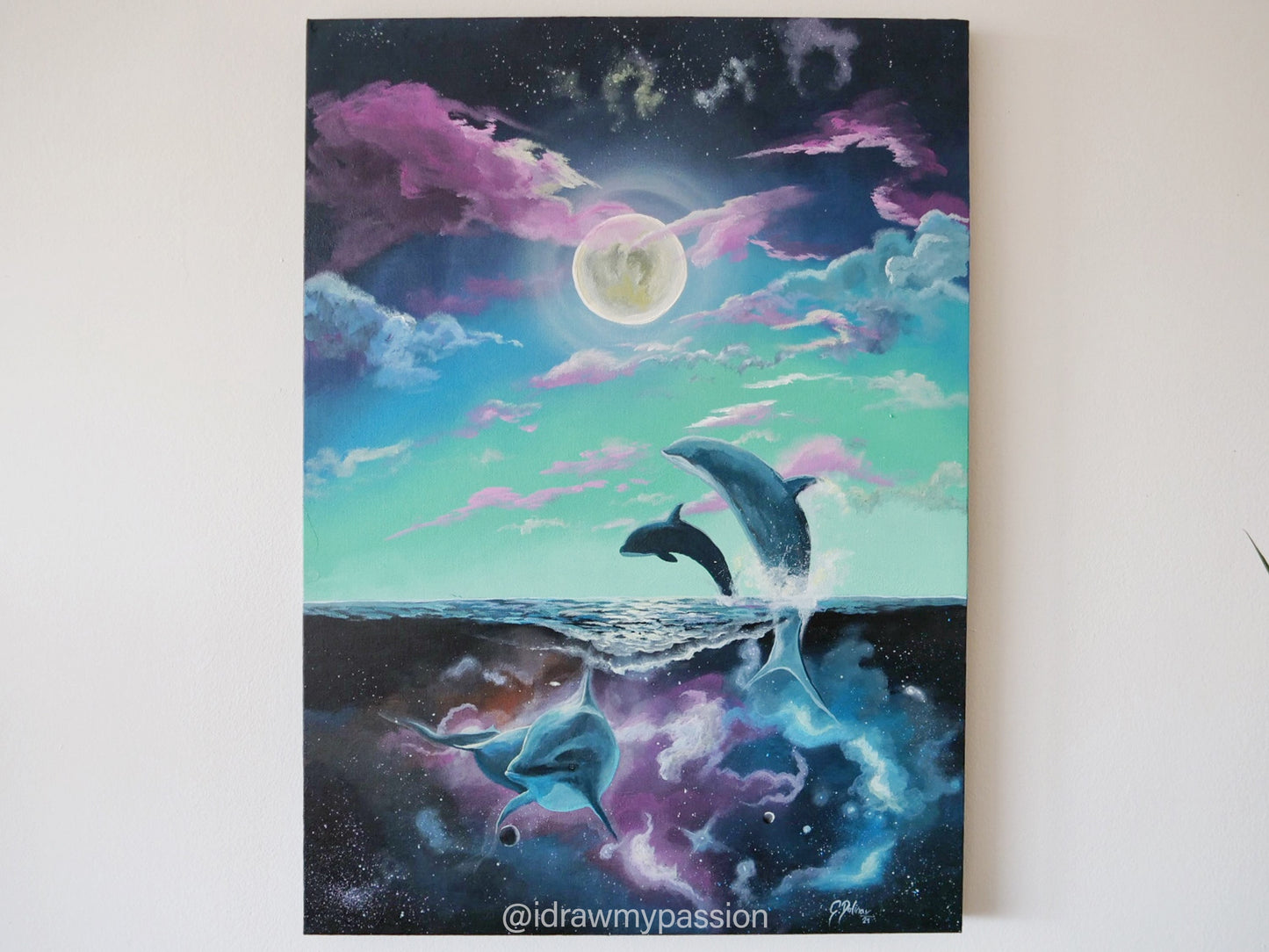 Full Moon Magic | Stretched Canvas Print