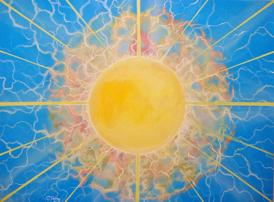 The Sun - Energy Healing | Warmth | Intuitive & Energetic Canvas Print