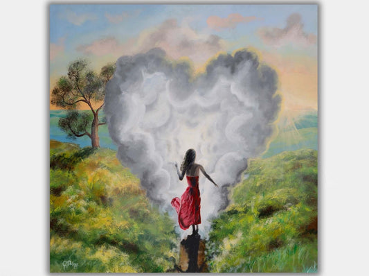 Love - Mystical Landscape | Intuitive & Inspirational Canvas Print