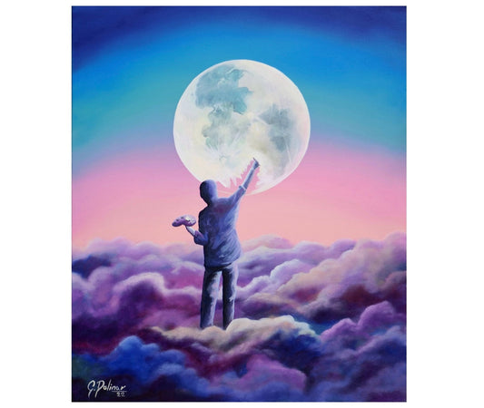 Create Your World - Full Moon & Astrology | Intuitive Canvas Print