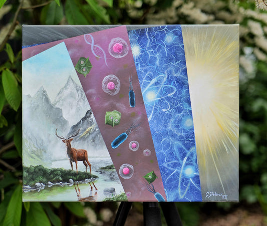 Layers of Life | Manifestation | Stretched Canvas Print