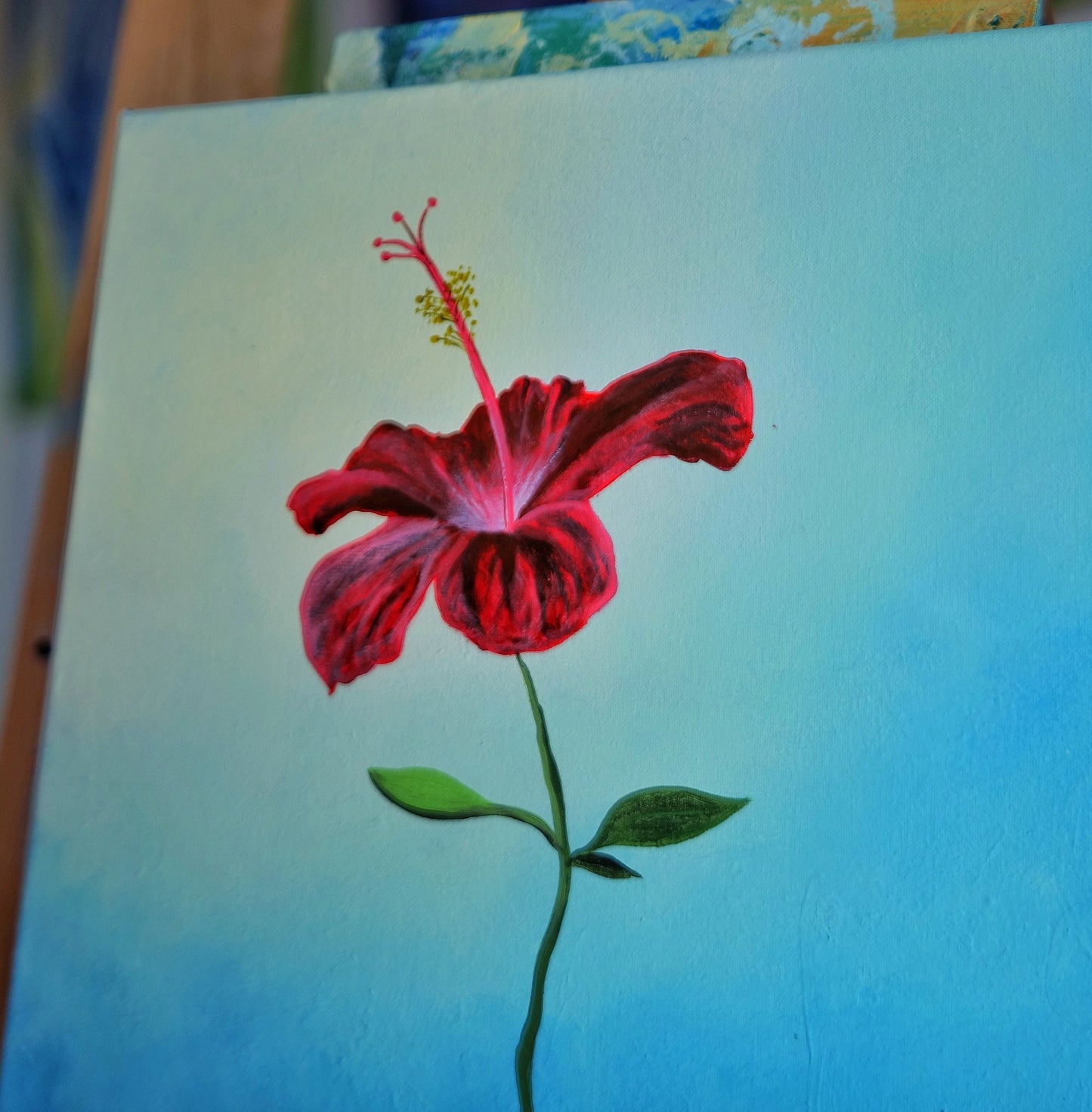 Flourish - Hibiscus Flower | Canvas Print