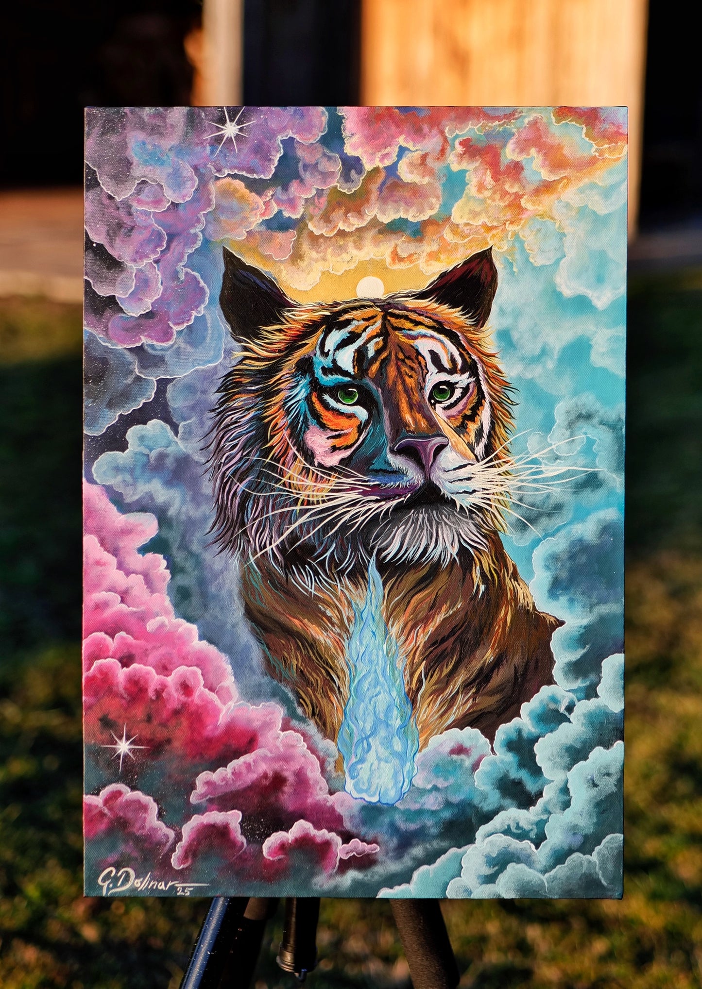 Flame of Life | Original Acrylic Painting