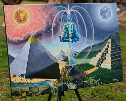 Remembering | Ancient Knowledge Returning | Stretched Canvas Print