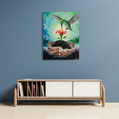 Gift of Life | Patience and Hope | Stretched Canvas Print