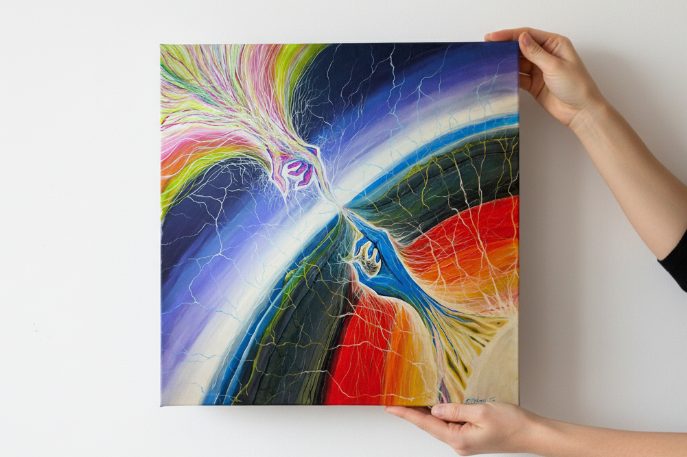 Connected to Divine | Stretched Canvas Print