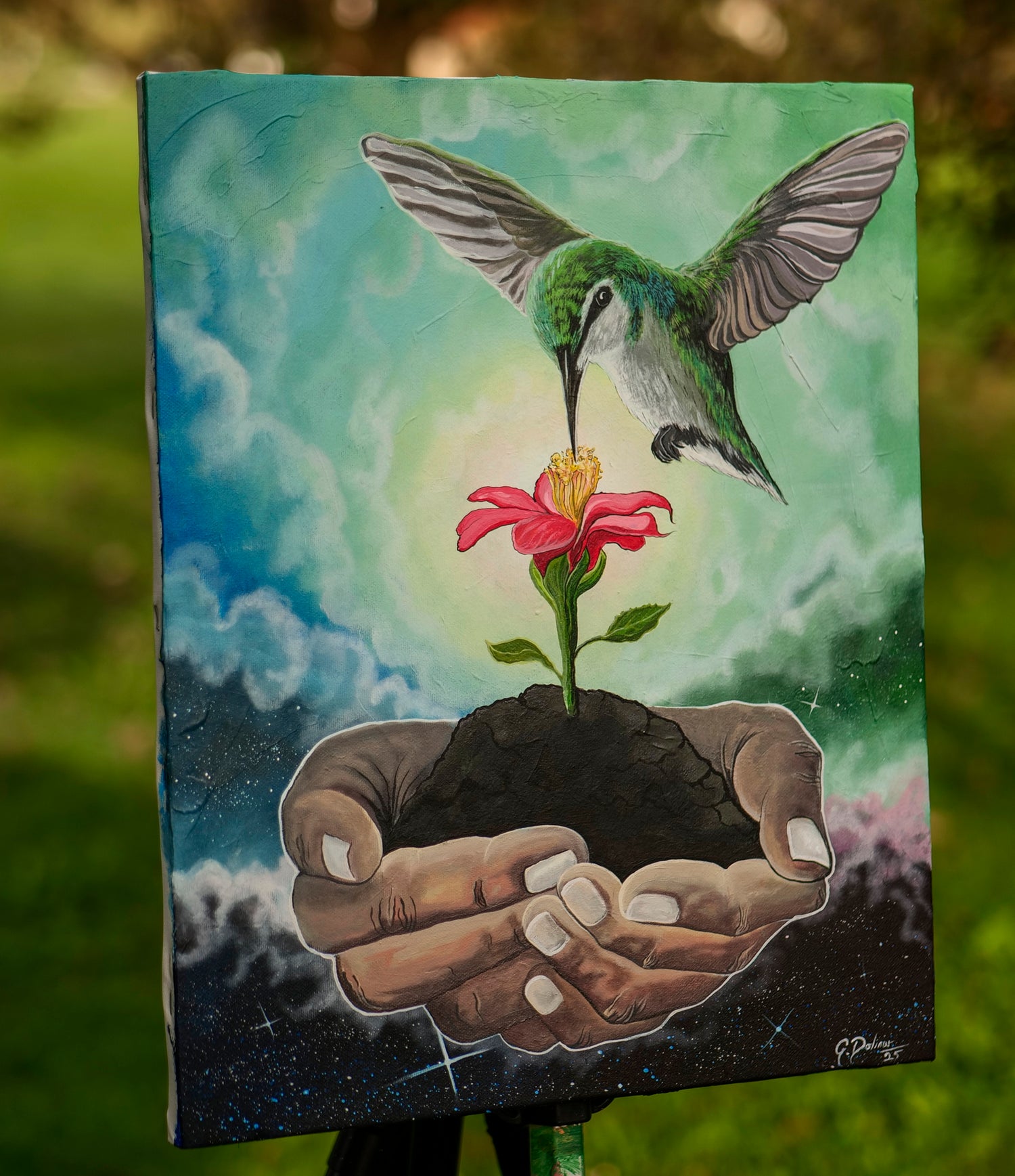 Gift of Life | Patience and Hope | Original Acrylic Painting