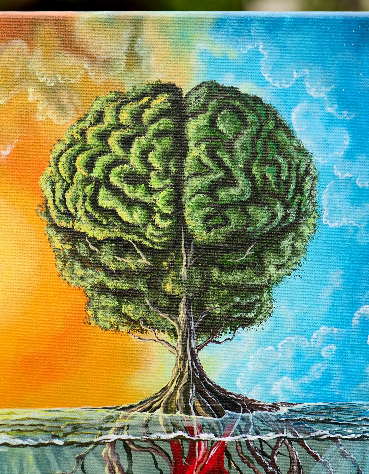Grounded in Wisdom | Heart Brain Coherence Vol.2 | Stretched Canvas Print