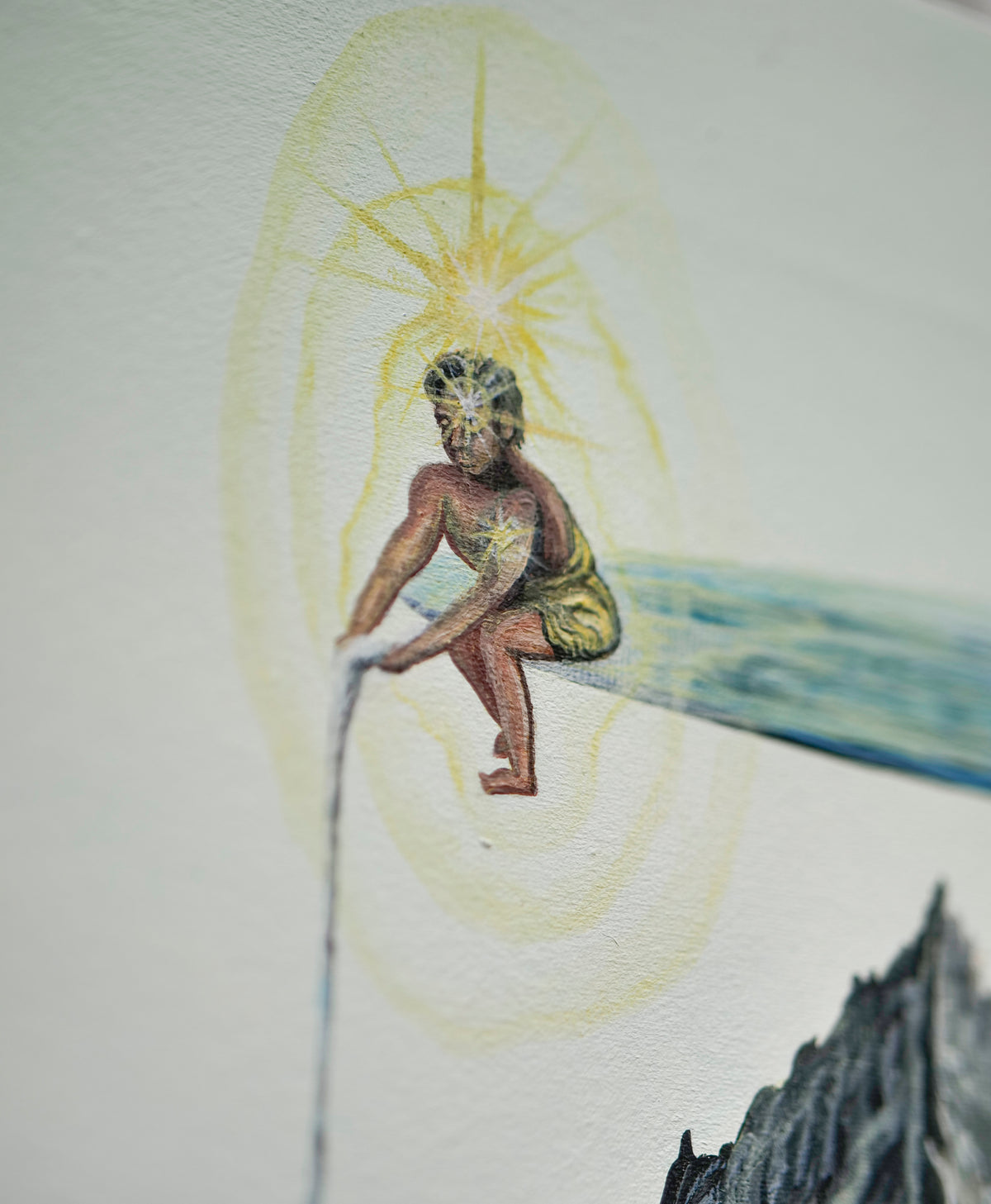 Hero's Journey | Philosophical Painting | Self Mastery | Stretched Canvas Print