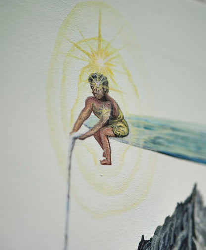 Hero's Journey | Philosophical Painting | Self Mastery | Original Acrylic Painting by Gašper Dolinar