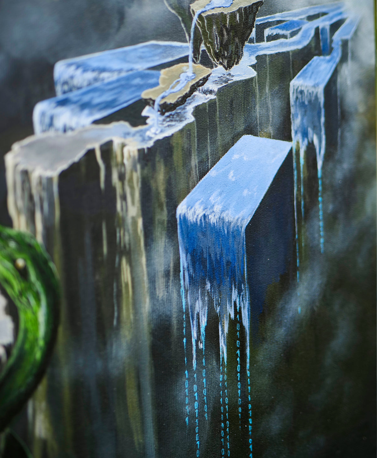 Hero's Journey | Philosophical Painting | Self Mastery | Original Acrylic Painting by Gašper Dolinar