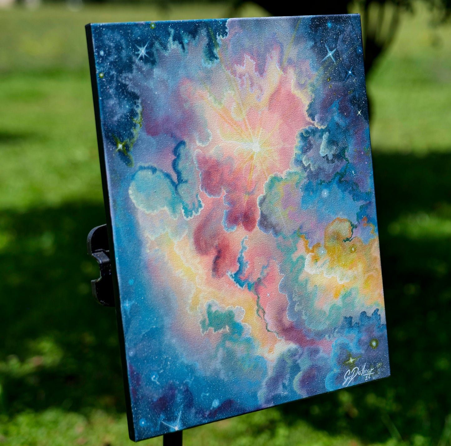 Heaven's Opening - Divine Light Art | Original Painting