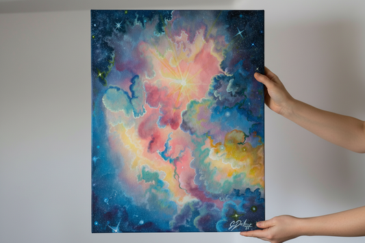 Heaven is Guiding You Through It All | Stretched Canvas Print