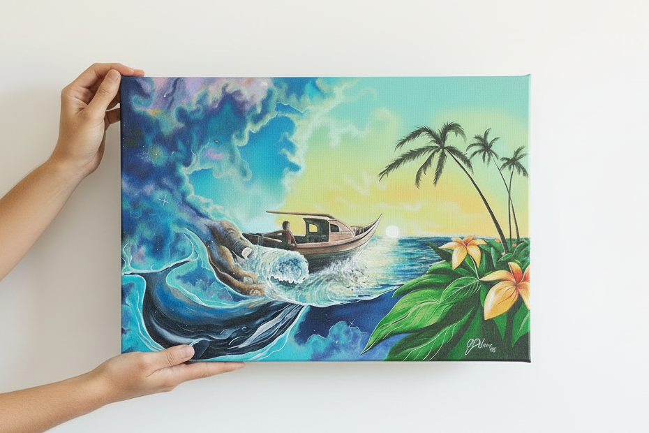 Vesolje te krije | Raztegnjen platneni tisk