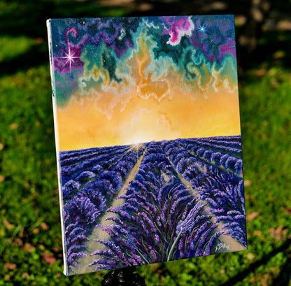 Moment of Serenity - Lavender Sunset | Canvas Print