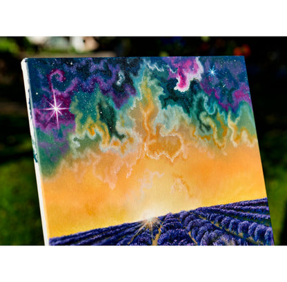 Moment of Serenity - Lavender Sunset | Canvas Print