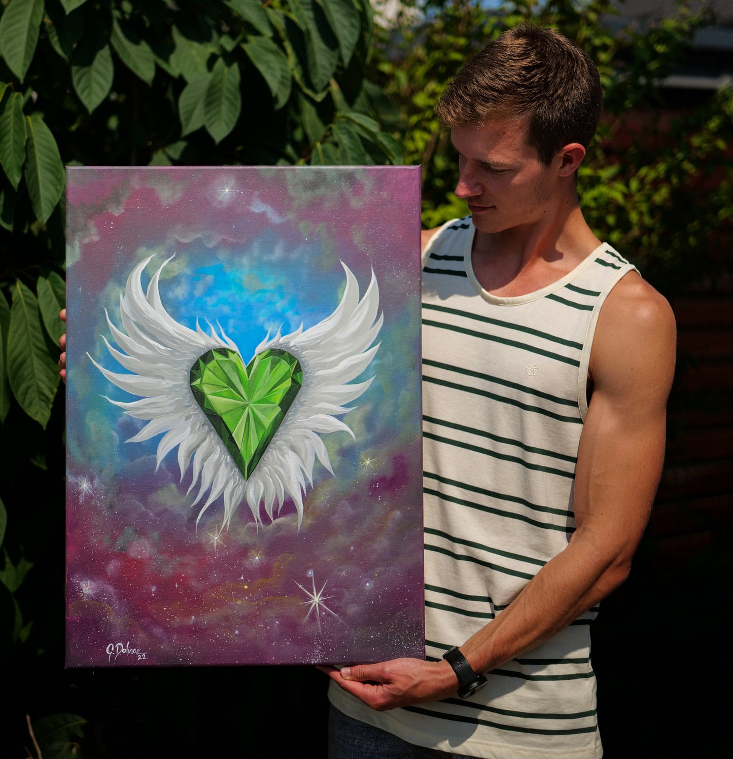 Transcendence - Heart Activation | Heart Chakra | Original Acrylic Painting