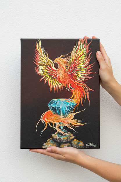 Phoenix Vol. 3 | The Indestructible Spirit | Stretched Canvas Print