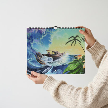 AttractPassion Art Calendar 2026 – Unique Monthly Paintings with Inspiring Quotes (USA & CAN)