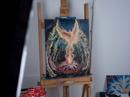 Phoenix Rises - Awakening Of The New Era | Canvas Print