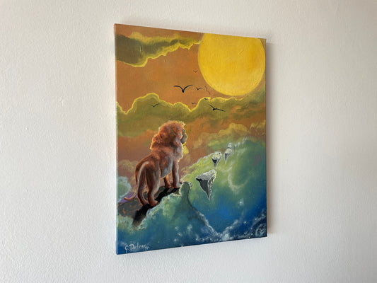 Brave as a Lion | Canvas Print